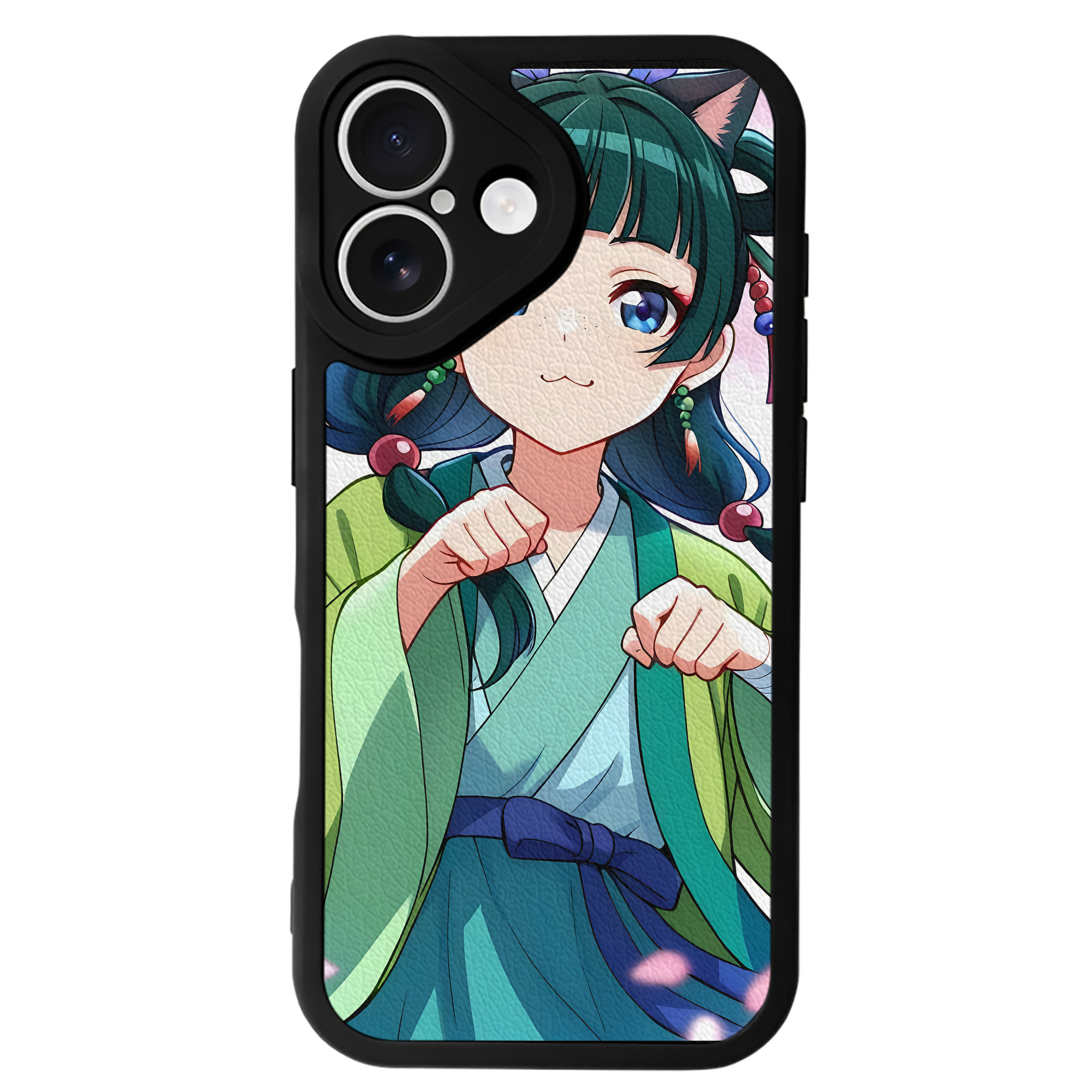 （画像用） 薬屋のひとりごと The Apothecary Diaries 【iPhone 16シリーズ対応】シリコンスマホケース（レザー調） 材質：シリコン
